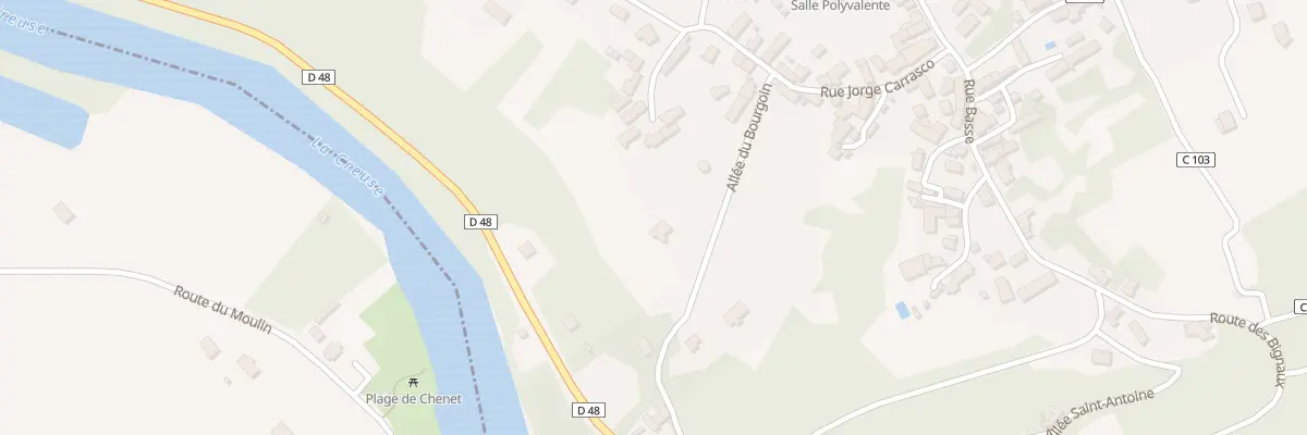 Plan du 6 All du Bourgoin au Menoux