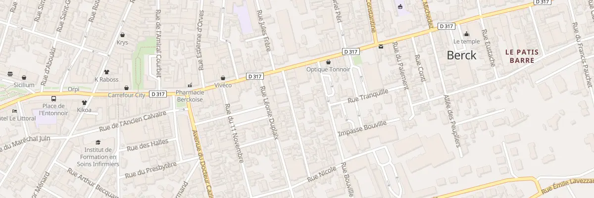 Plan du 9 Rue de l’Entrepot à Berck