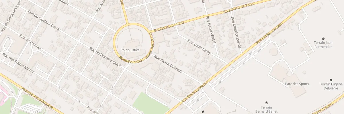 Plan du 5 Rue Pierre Guilbert à Berck