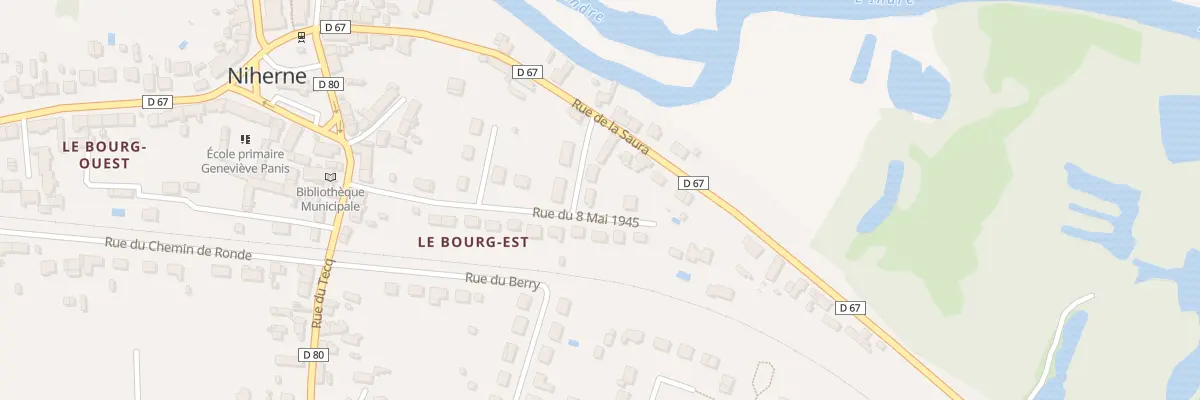 Plan du 1 Rue du 11 Novembre 1918 à Niherne