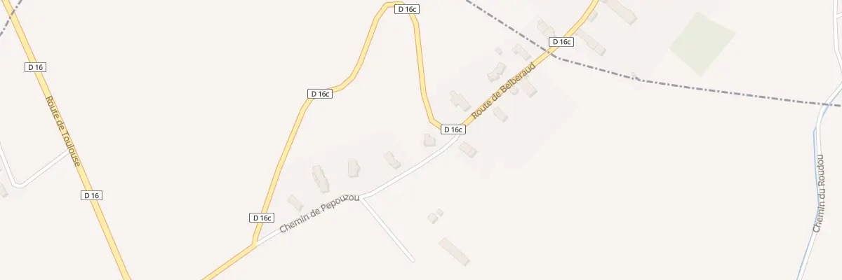 Plan du 700 Rte de Belberaud à Montlaur