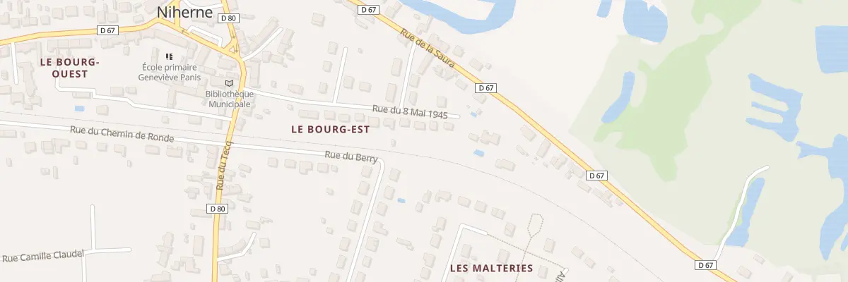 Plan du 20 Rue du 8 Mai 1945 à Niherne