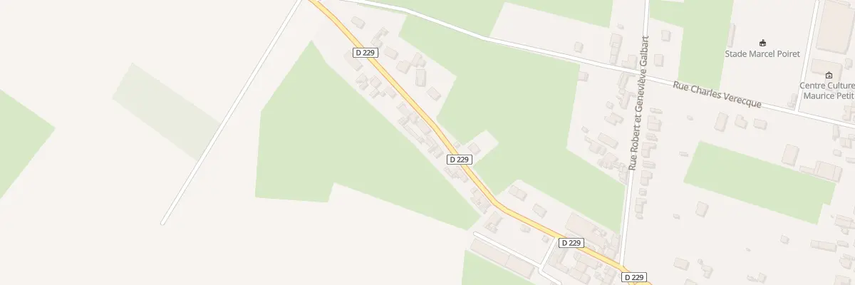 Plan du 25 Rue du Chevalier La Barre à Fressenneville