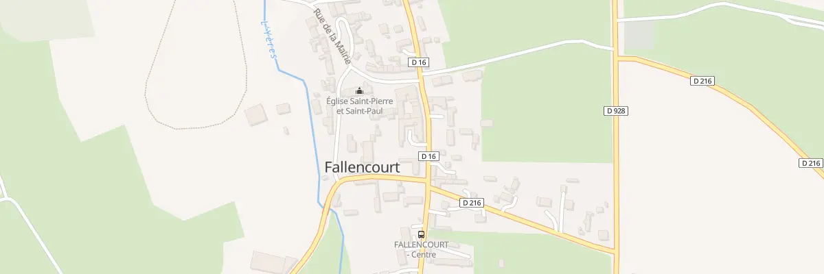 Plan du 46 Le Bourg à Fallencourt