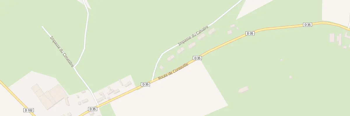 Plan du 94 Imp du Calvaire à Beaussault