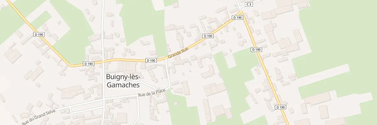 Plan du 9 Grande Rue à Buigny-lès-Gamaches