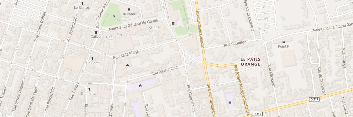 Plan du 25 Rue Gabriel Péri à Berck