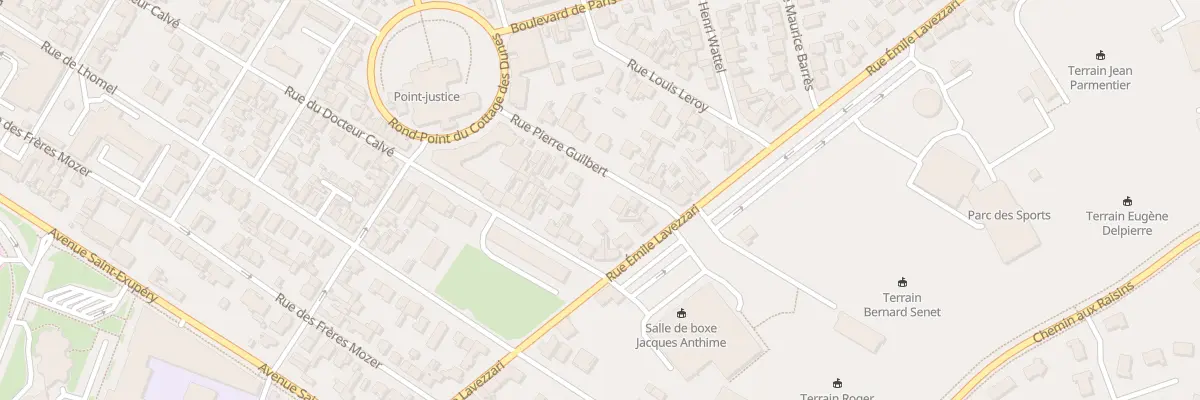 Plan du 14 Rue Pierre Guilbert à Berck