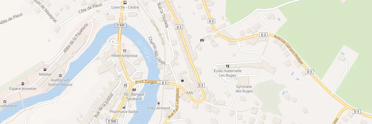Plan du 37 Rue du Pont Turgot à Uzerche