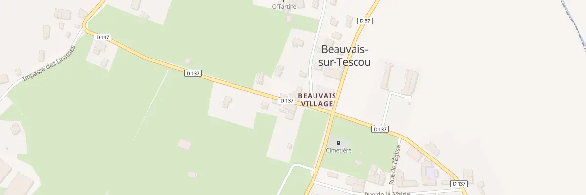 Plan du 70 Che des Linasses à Beauvais-sur-Tescou