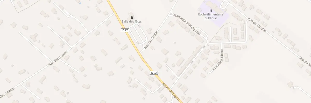 Plan du 46 Rue du Coutal à Mirepoix-sur-Tarn