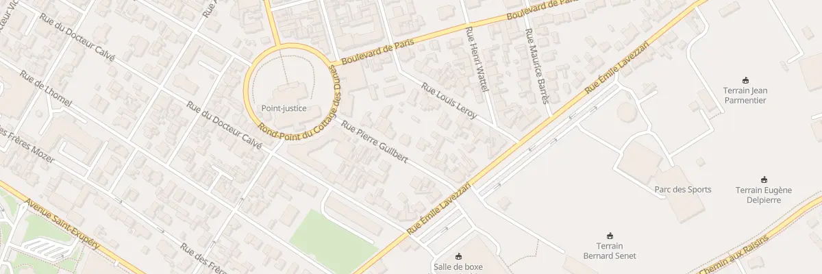 Plan du 9 Rue Pierre Guilbert à Berck
