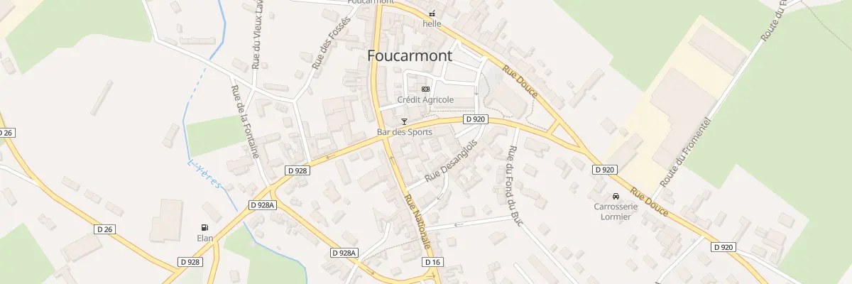 Plan du 8 Rue des Halles à Foucarmont