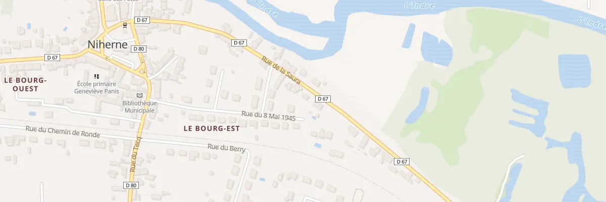 Plan du 24 Rue de la Saura à Niherne