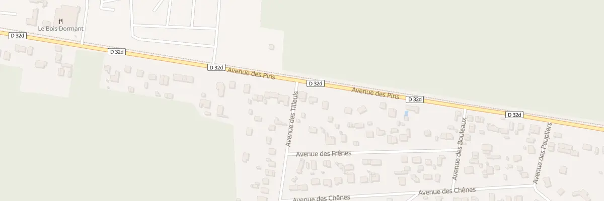 Plan du 1 Av des Tilleuls à Quend