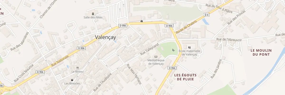 Plan du 19 Rue Talleyrand à Valençay