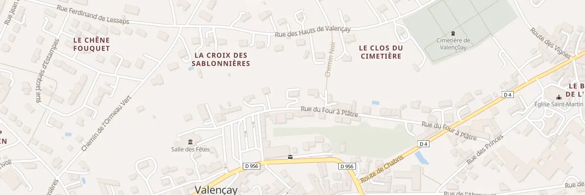 Plan du 5 Rue du Four à Plâtre à Valençay