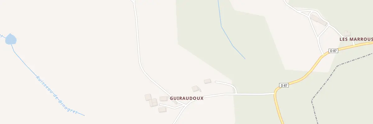 Plan du 3445 Rte de Guilhemade à Verlhac-Tescou