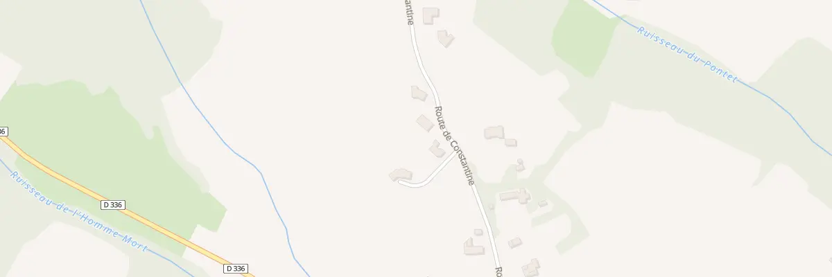 Plan du 680 Rte de Constantine à Bézac