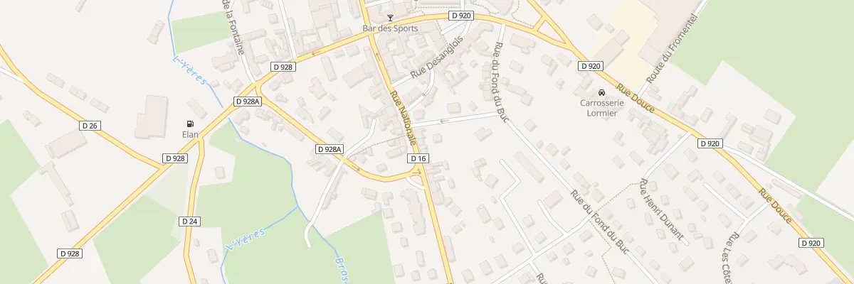 Plan du 24 Rue Nationale à Foucarmont