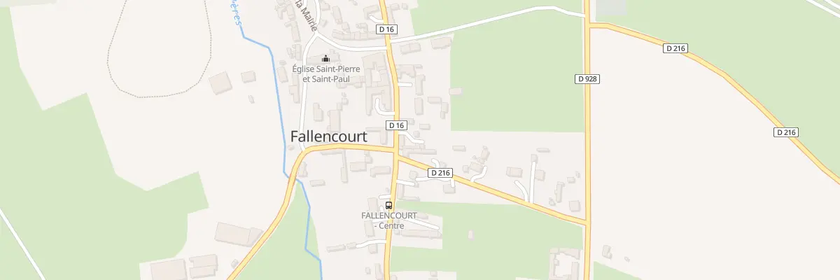 Plan du 20 Le Bourg à Fallencourt