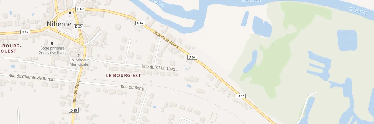 Plan du 26 Rue de la Saura à Niherne