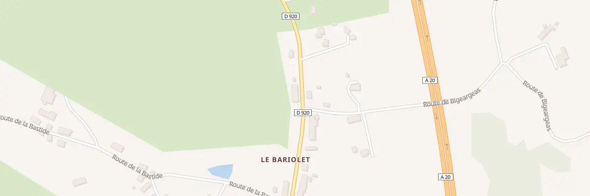 Plan du 2269 Rte d’Uzerche à Perpezac-le-Noir