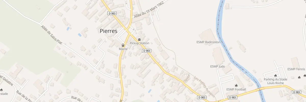 Plan du 9 Rue René et Jean Lefèvre à Pierres