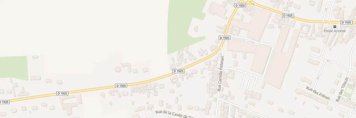 Plan du 94 Rue Jean Jaurès à Fressenneville