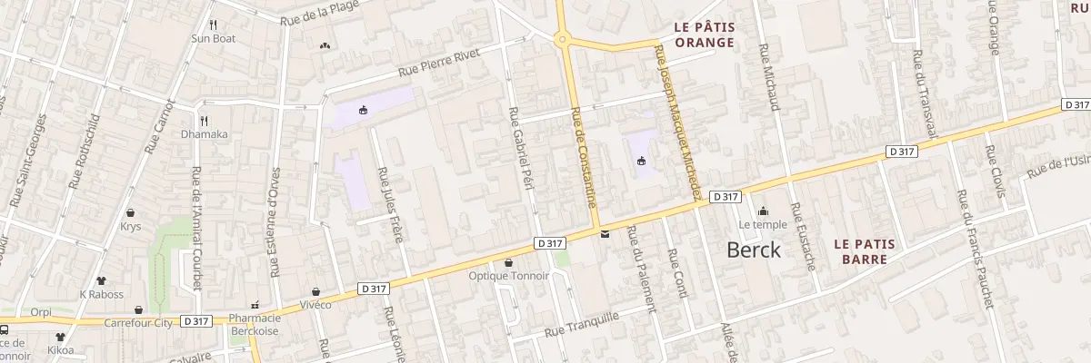 Plan du 12B Rue Gabriel Péri à Berck