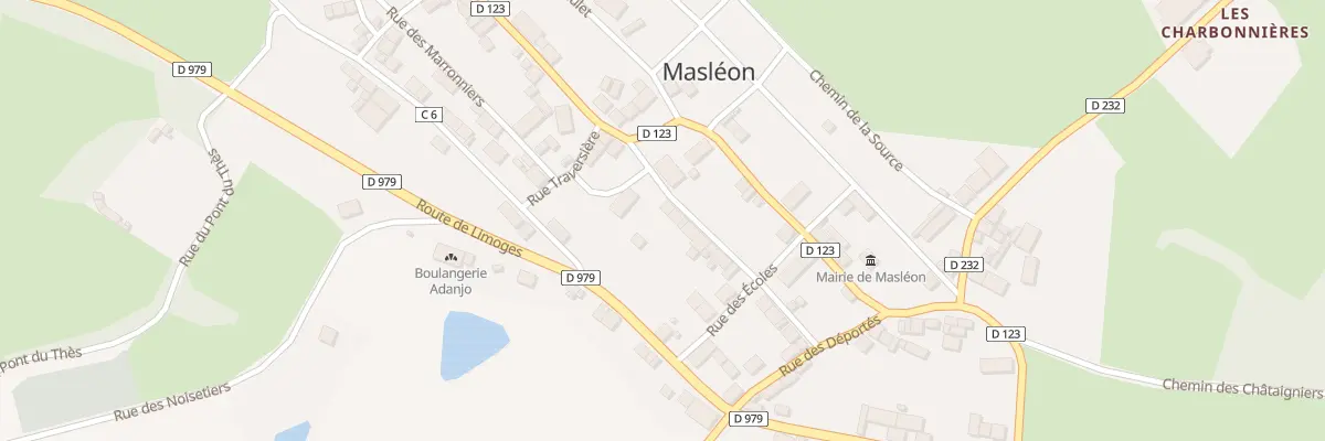 Plan du 5080 Le Bourg à Masléon