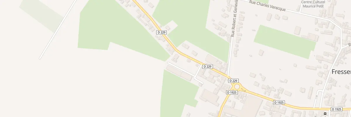 Plan du 13 Rue du Chevalier La Barre à Fressenneville