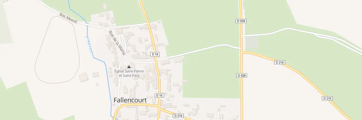 Plan du 5 Imp de la Rampe à Fallencourt