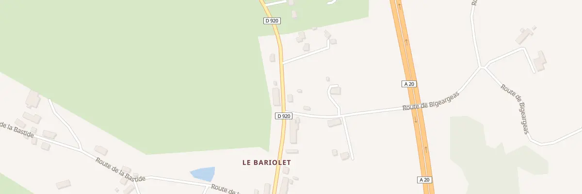 Plan du 2268 Rte d’Uzerche à Perpezac-le-Noir