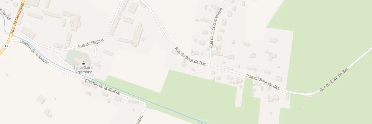Plan du 6 Rue du Bout de Bas à Nojeon-en-Vexin