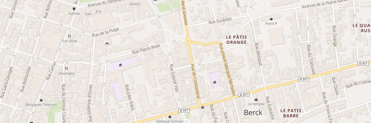 Plan du 24 Rue d’Arsonval à Berck