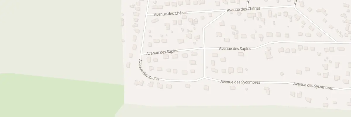 Plan du 6 Av des Sapins à Quend