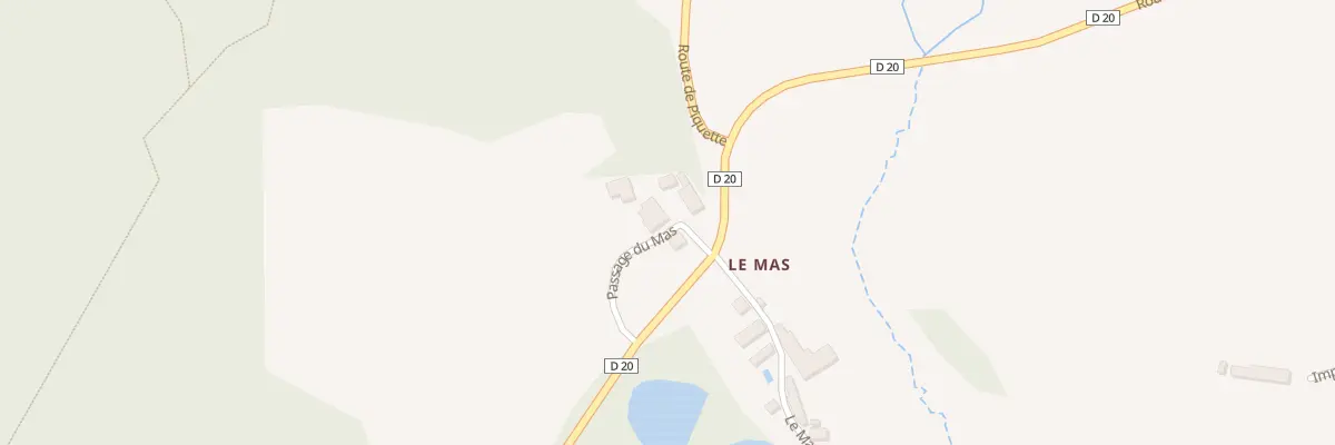 Plan du 5063 Au Mas à Lamongerie
