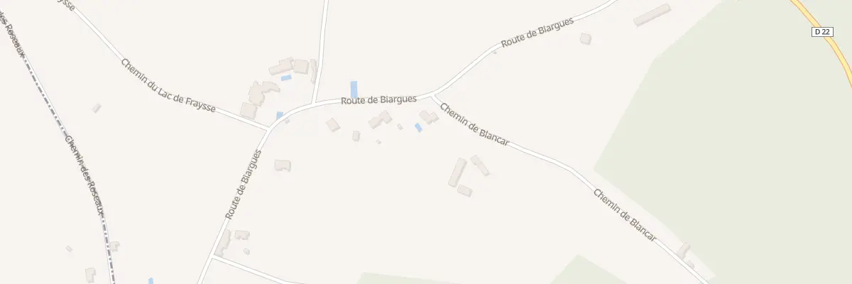 Plan du 6 Che de Blancar à Cremps
