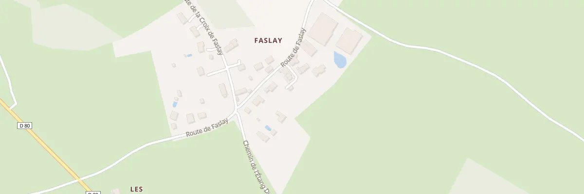 Plan du 5087 Faslay à Luant