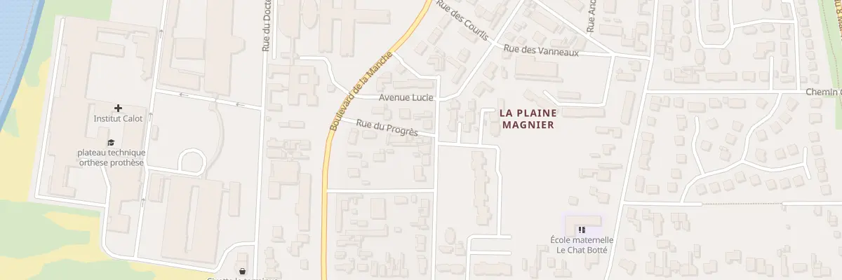 Plan du 14 Rue du Progres à Berck
