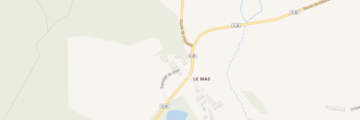 Plan du 5062 Au Mas à Lamongerie