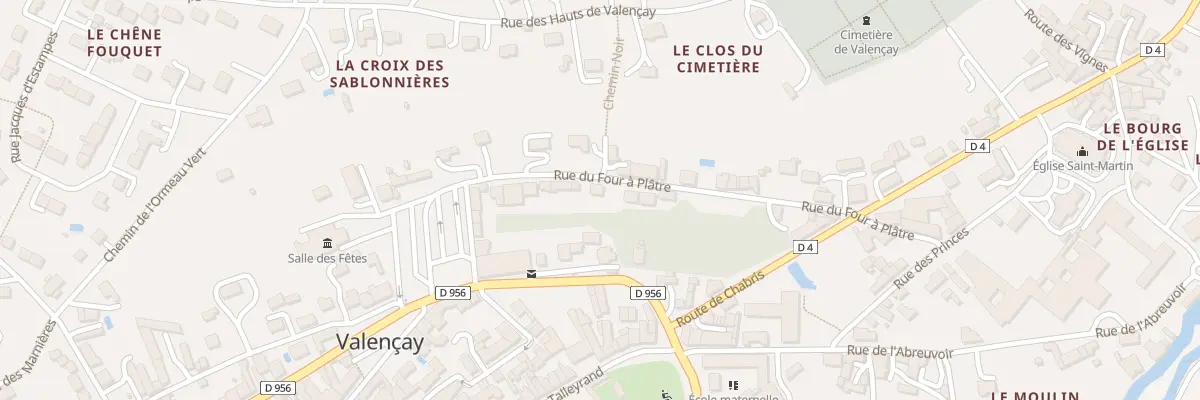 Plan du 16 Rue du Four à Plâtre à Valençay