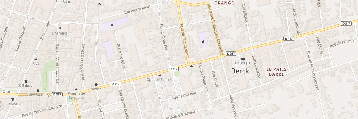 Plan du 73 Rue de l’Impératrice à Berck