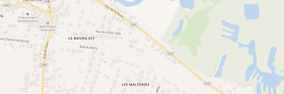 Plan du 28 Rue de la Saura à Niherne