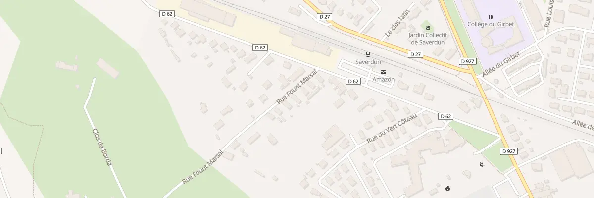 Plan du 8 Rue Fount Marcal à Saverdun