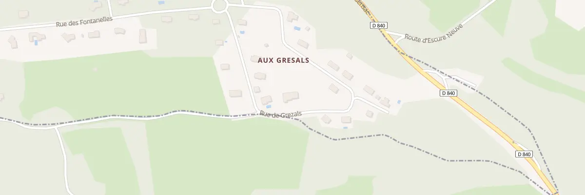 Plan du 5441F Aux Gresals à Cuzance