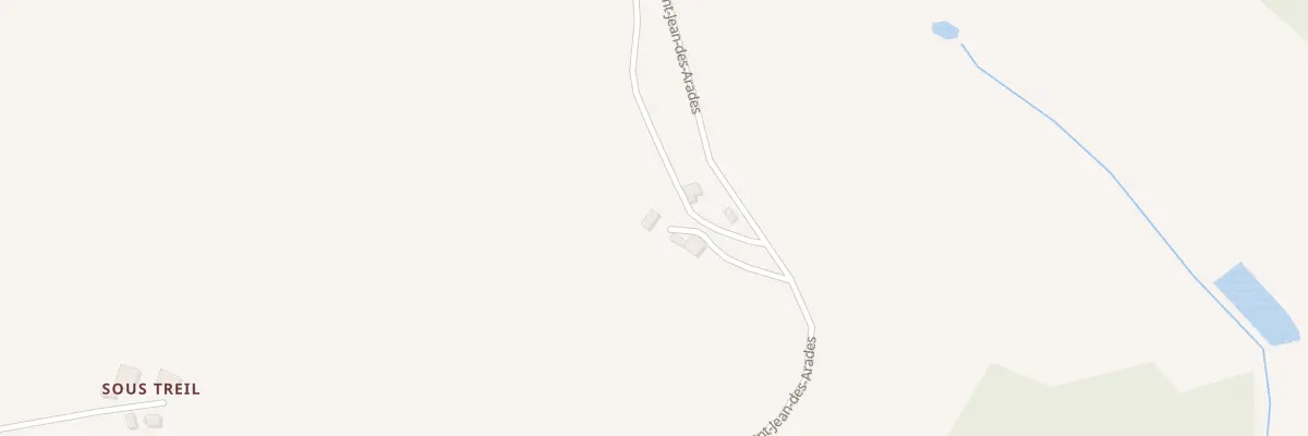 Plan du 495 Che de Saint-Jean-des-Arades à Belfort-du-Quercy