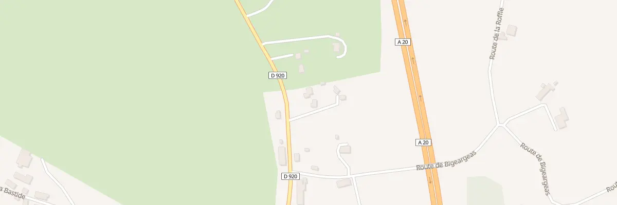 Plan du 2354 Rte d’Uzerche à Perpezac-le-Noir