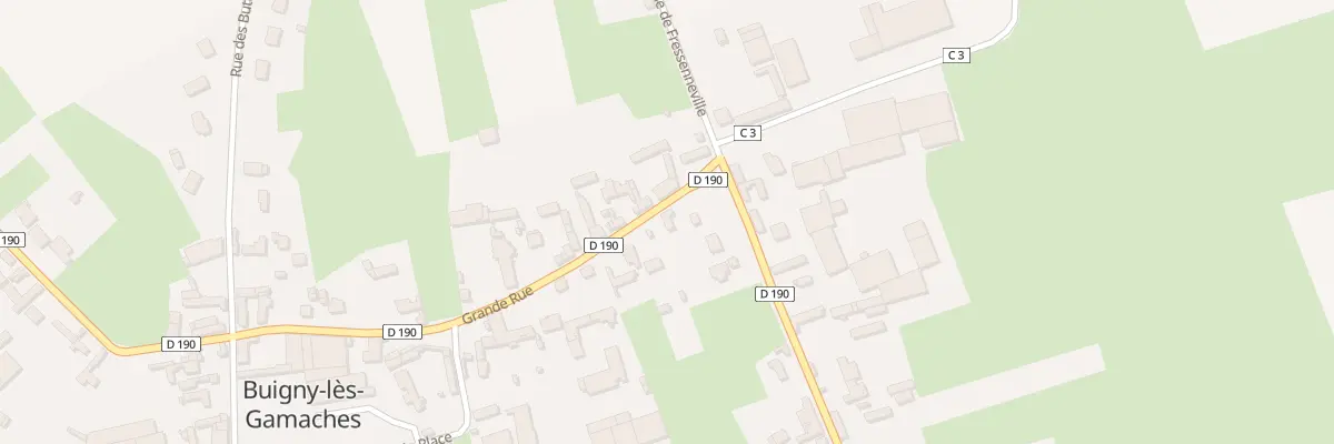 Plan du 1 Rue Grande Rue à Buigny-lès-Gamaches